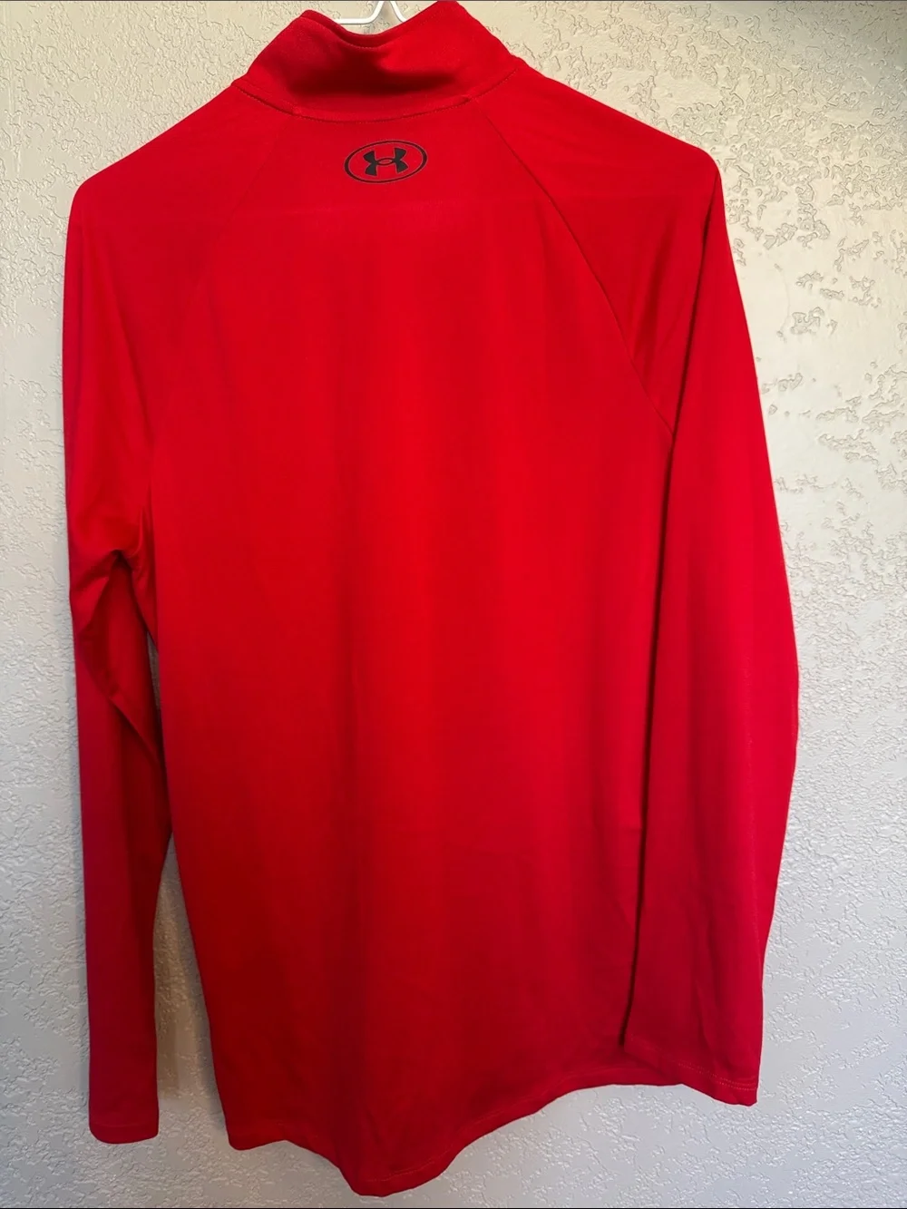 Under Armour Red Kids' Long-Sleeve Quarter Zip Pullover