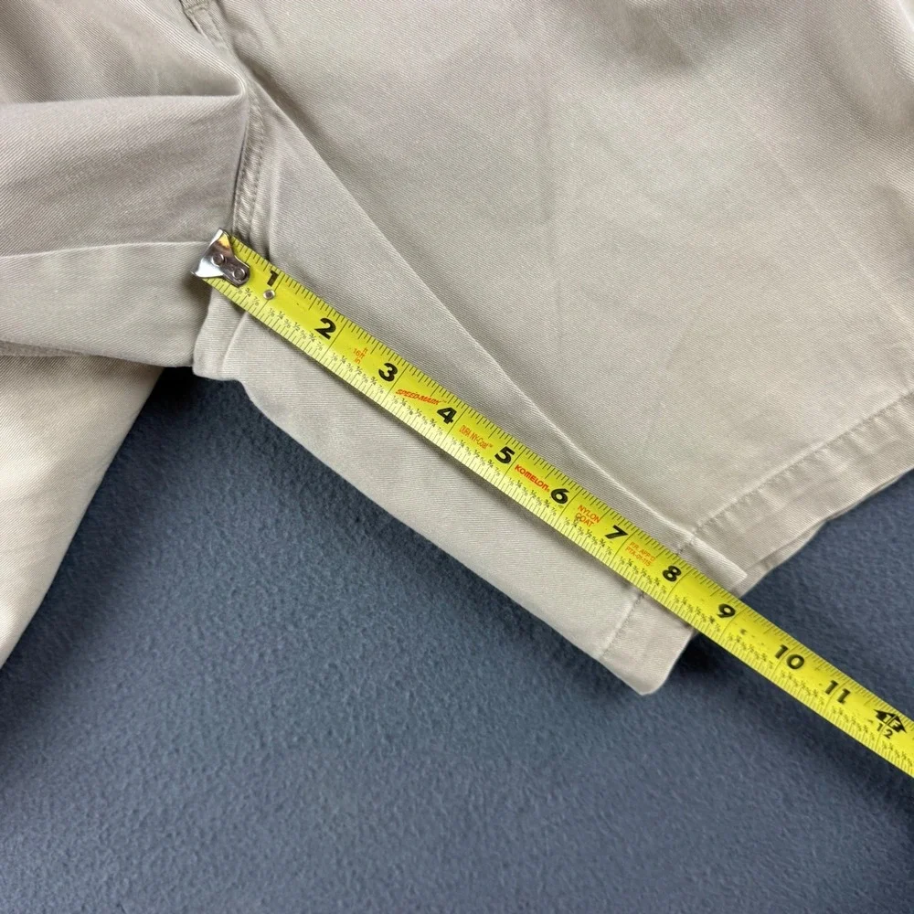Vintage Brooks Brothers Shorts Men's 34 (Fits 32) Beige Double Pleated Chino