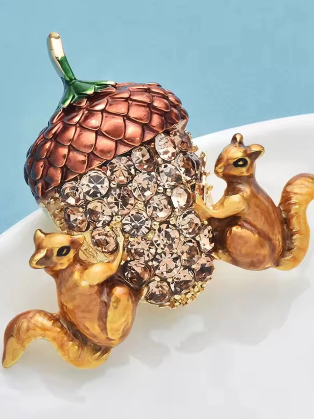 Anthropologie sparkling acorn