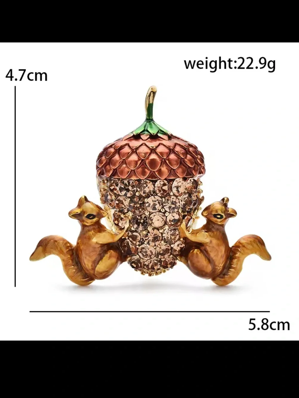 Anthropologie sparkling acorn