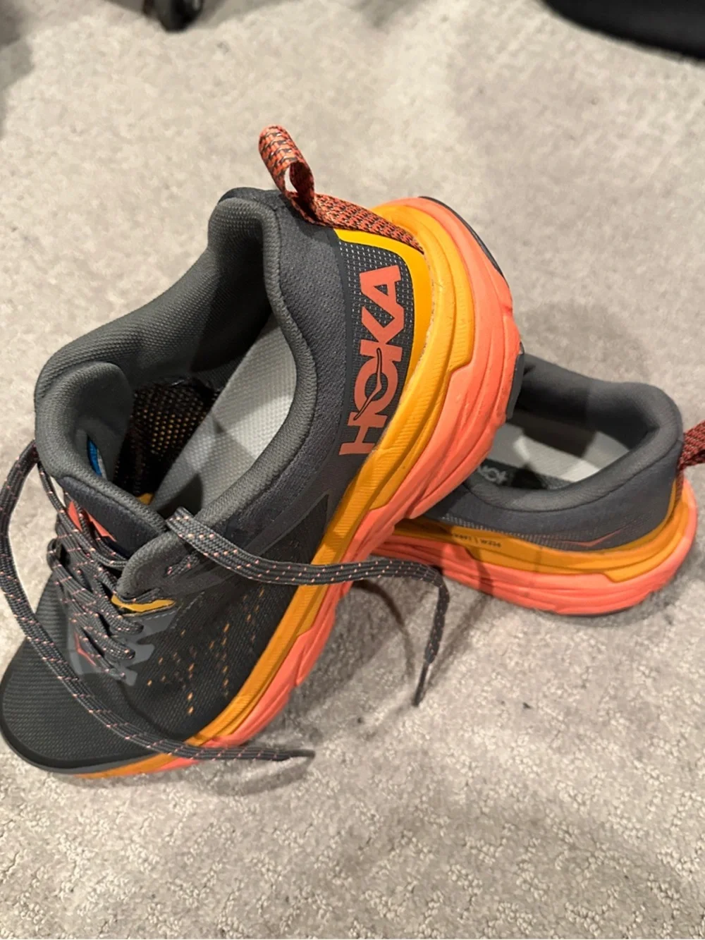 Hoka cushioned breathable