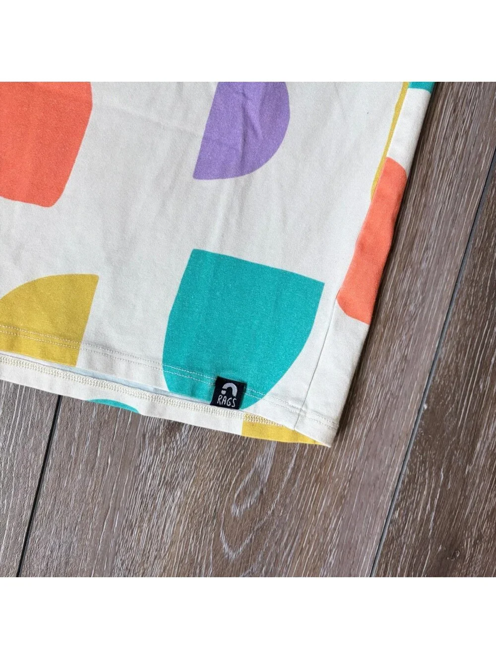 Rags Abstract Geometric T Shirt