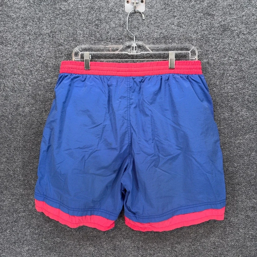 Hobie Swim Trunks Mens Large Blue Pink Colorblock Mesh Lined Surf Board Shorts