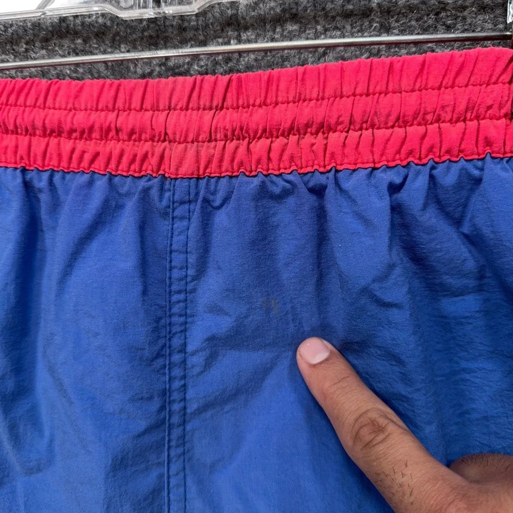 Hobie Swim Trunks Mens Large Blue Pink Colorblock Mesh Lined Surf Board Shorts