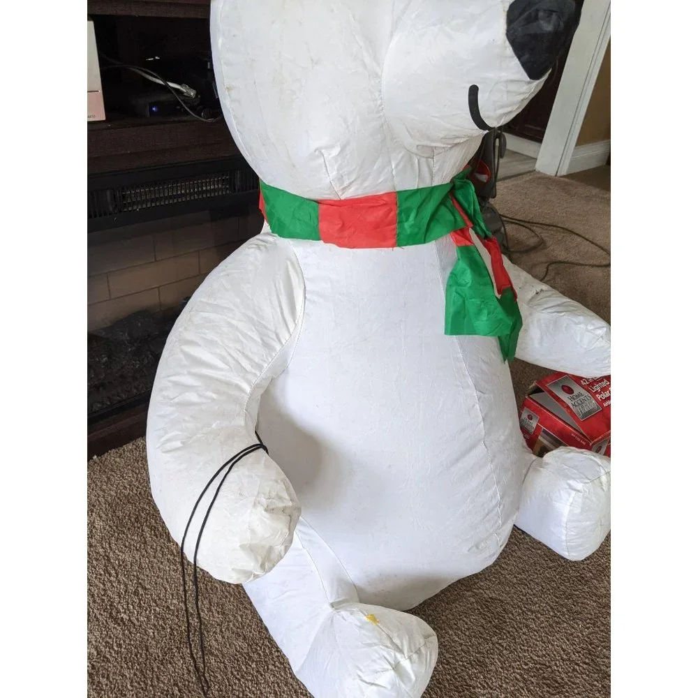 Home‎ accents polar bear inflatable Xmas lawn decor