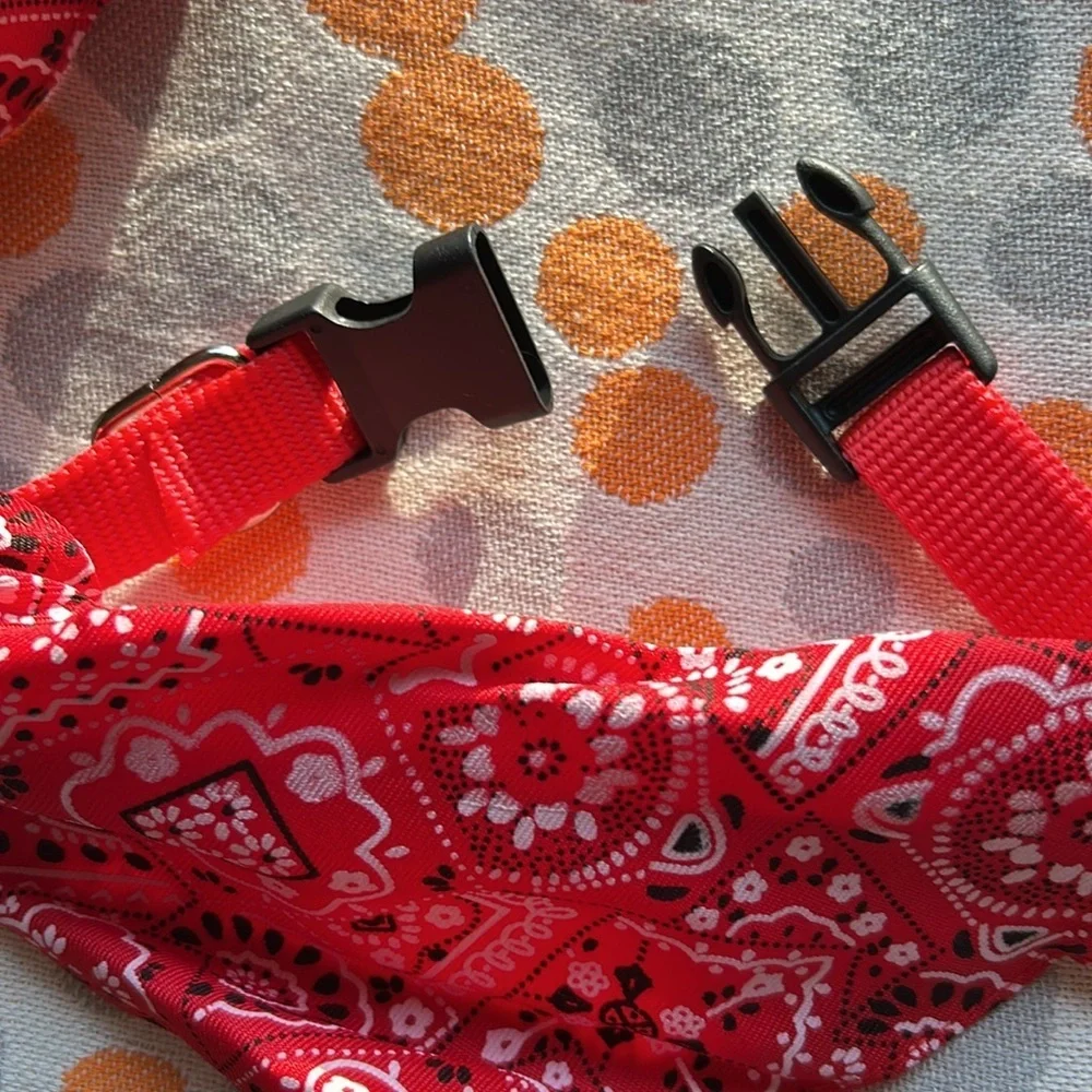 Hand Crafted red bandana