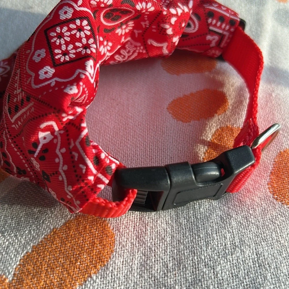 Hand Crafted red bandana
