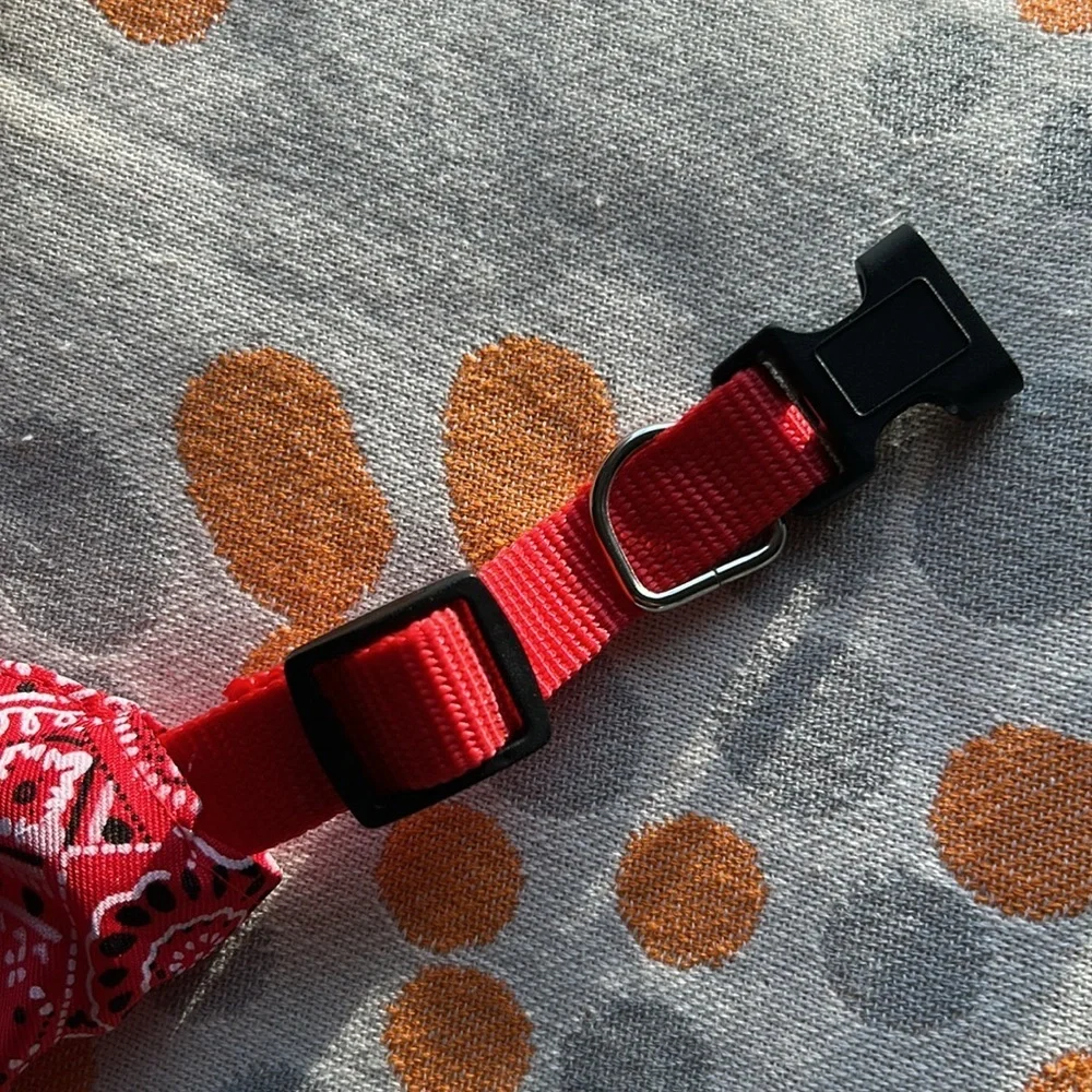 Hand Crafted red bandana