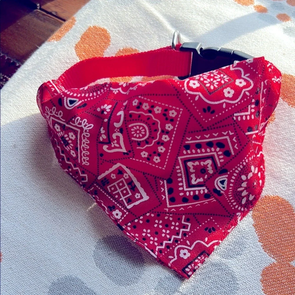 Hand Crafted red bandana