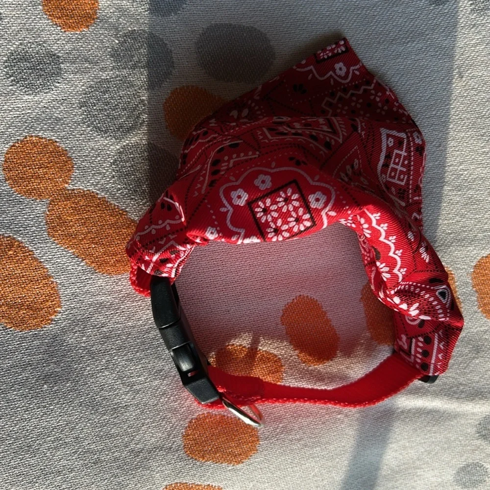 Hand Crafted red bandana