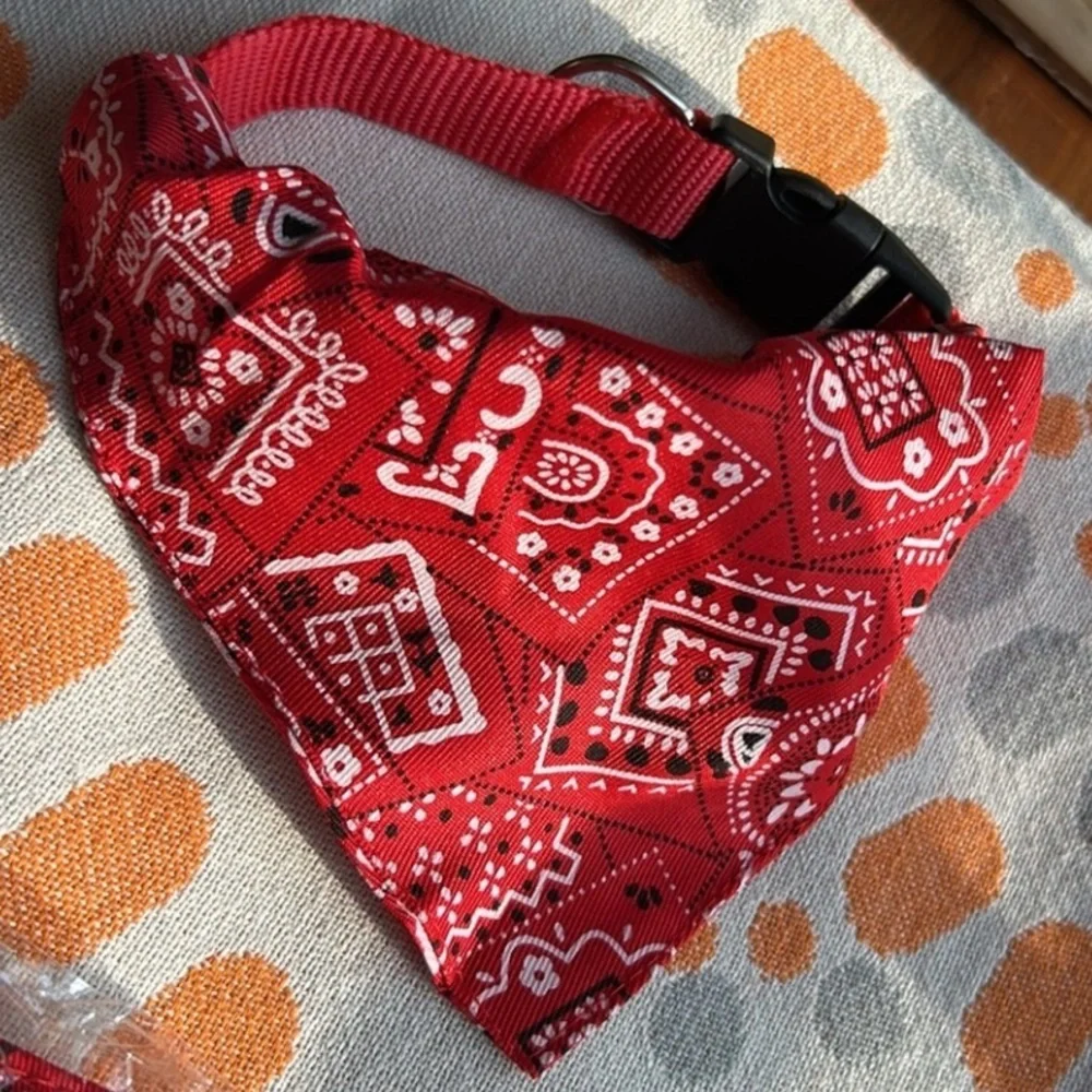 Hand Crafted red bandana