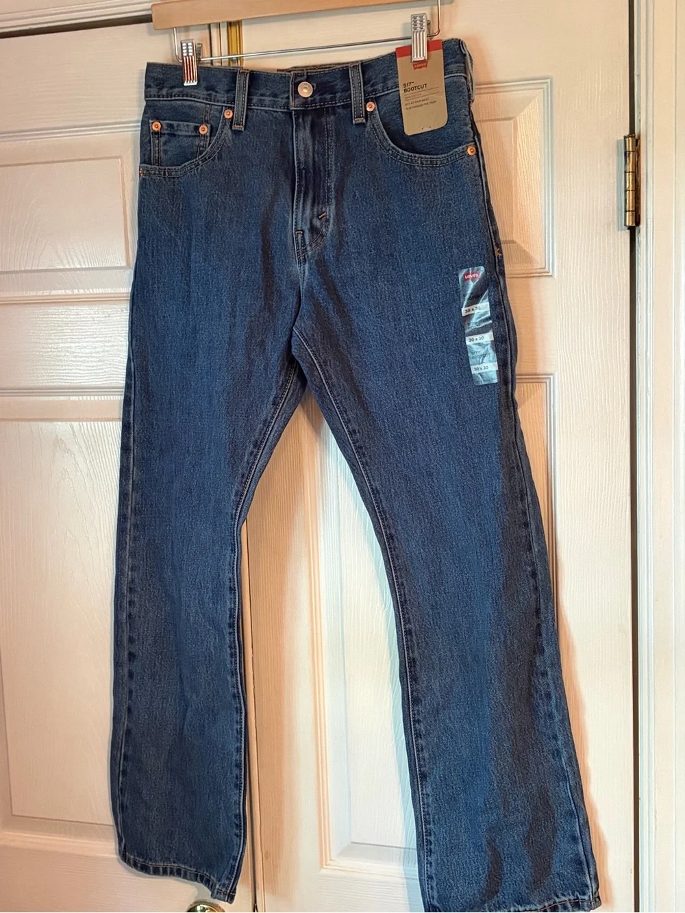 Classic Men’s Levi 517 Bootcut Dark Blue Denim Jeans