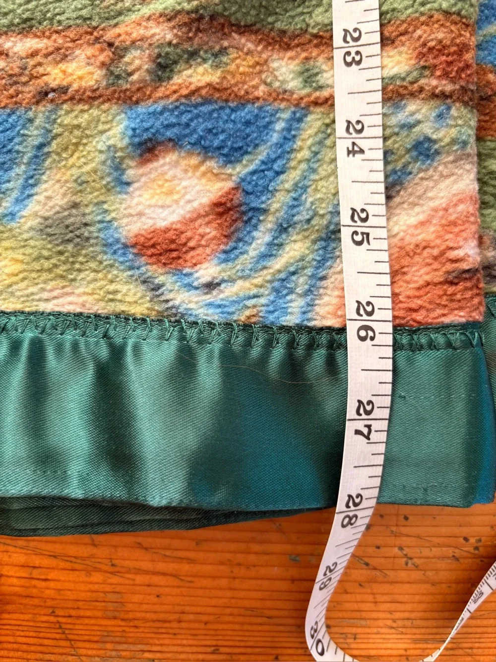 Fleece Fish & Wildlife Throw Blanket - Teal Trim