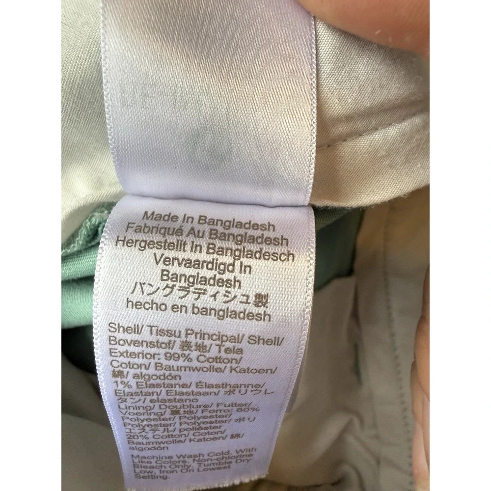 J Crew Mens 38 Green Chino Shorts 9