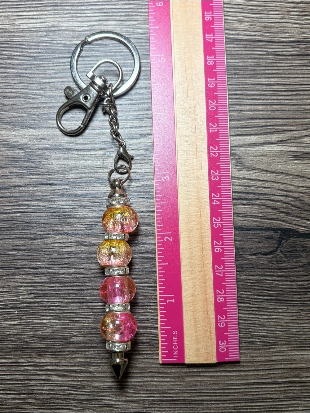 Handmade beaded pointed