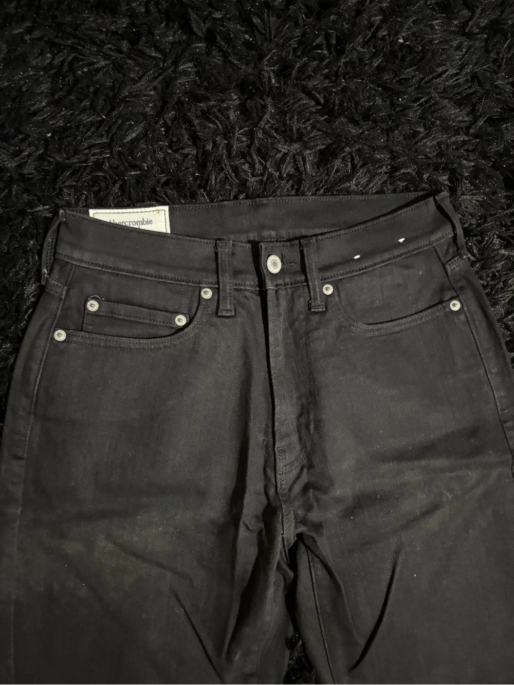 Abercrombie & Fitch black straight