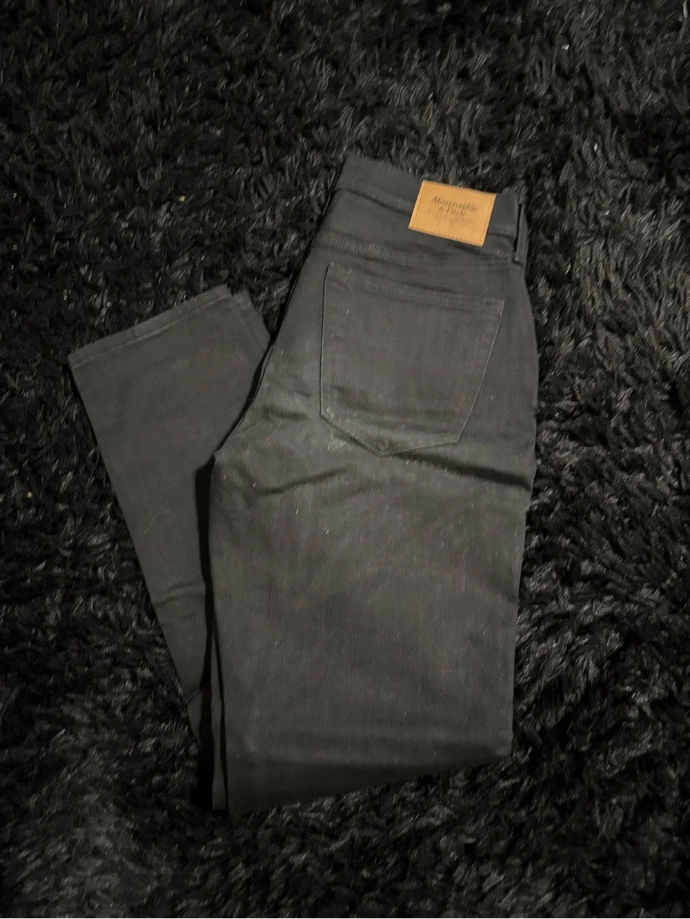 Abercrombie & Fitch black straight