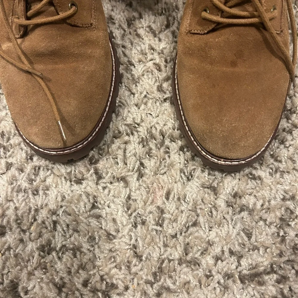 Madewell lugsole suede wear