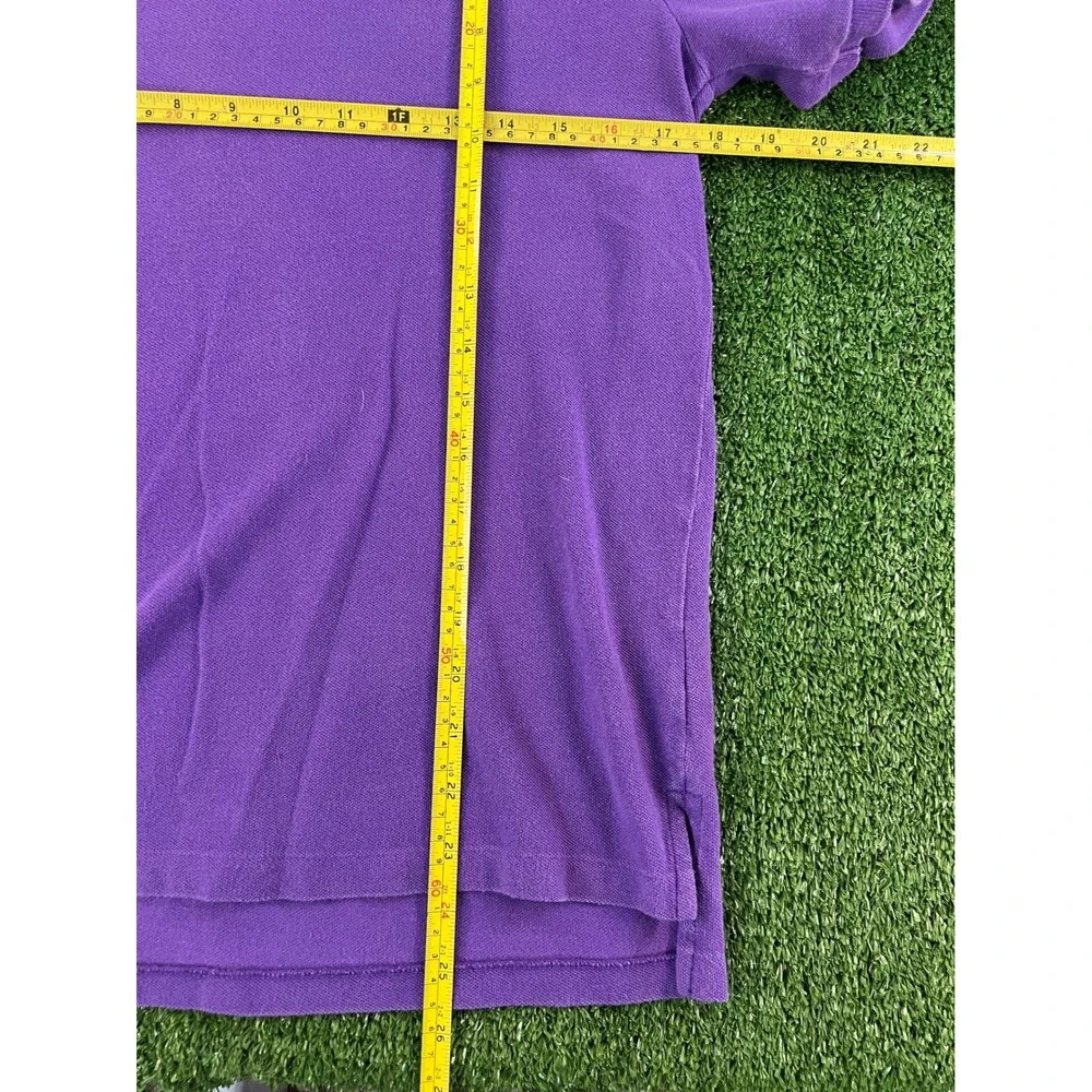Lot of 3 Polo Ralph Lauren Kids Large 14-16 Shirts Purple Yellow Green Tee Polo