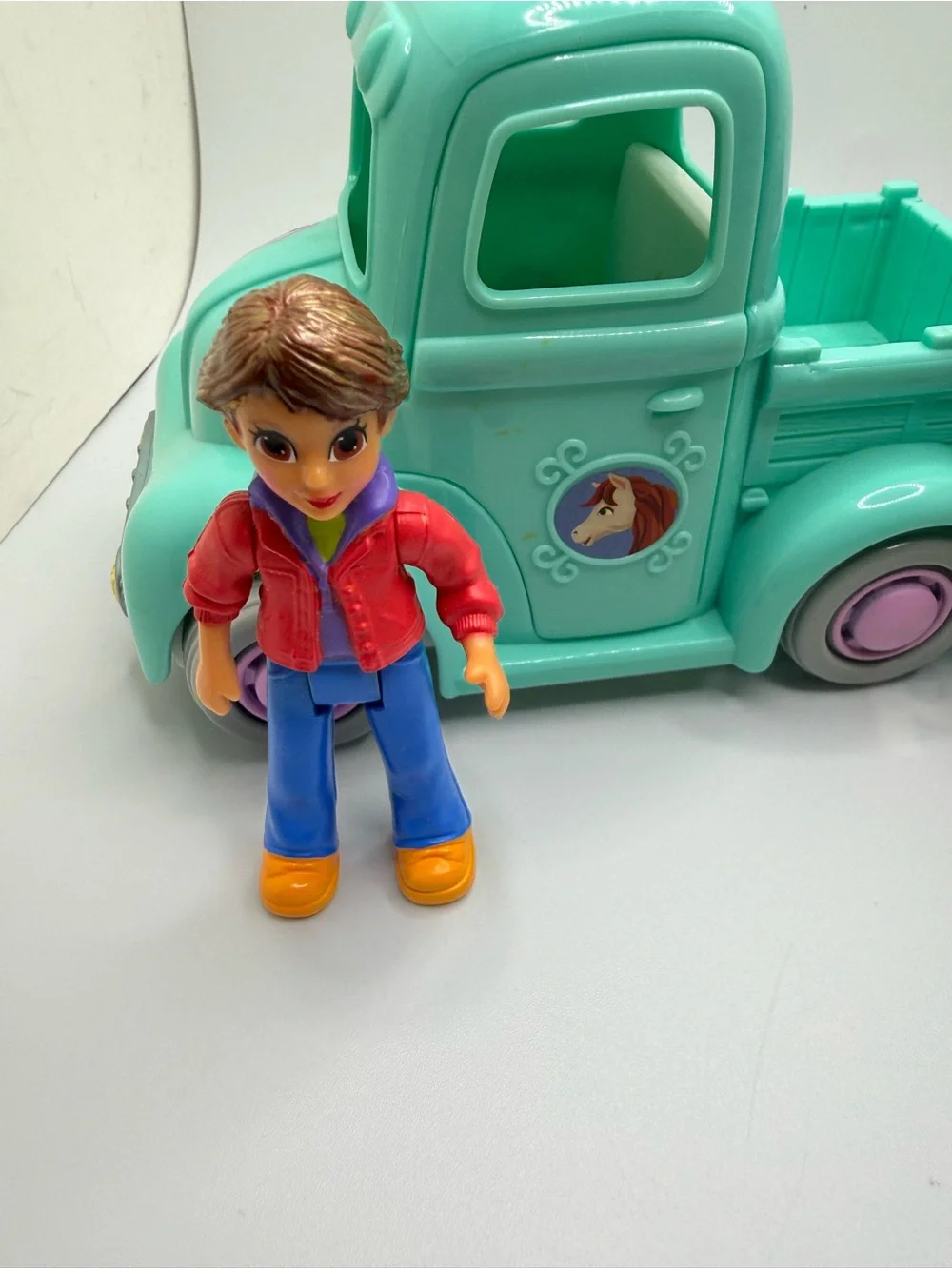 Fisher-Price loving family sweet streets petting farm truck & trailer figures