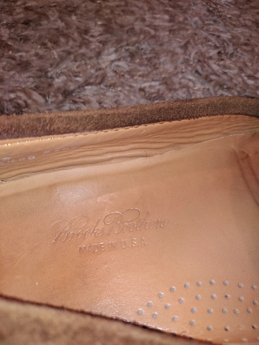 Brooks Brothers MIUSA Suede Penny Loafer