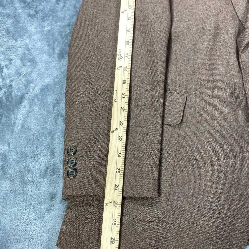 Vintage Levis Action Blazer Jacket Men 46L Brown 80s Classic Ivy Sport Coat Suit