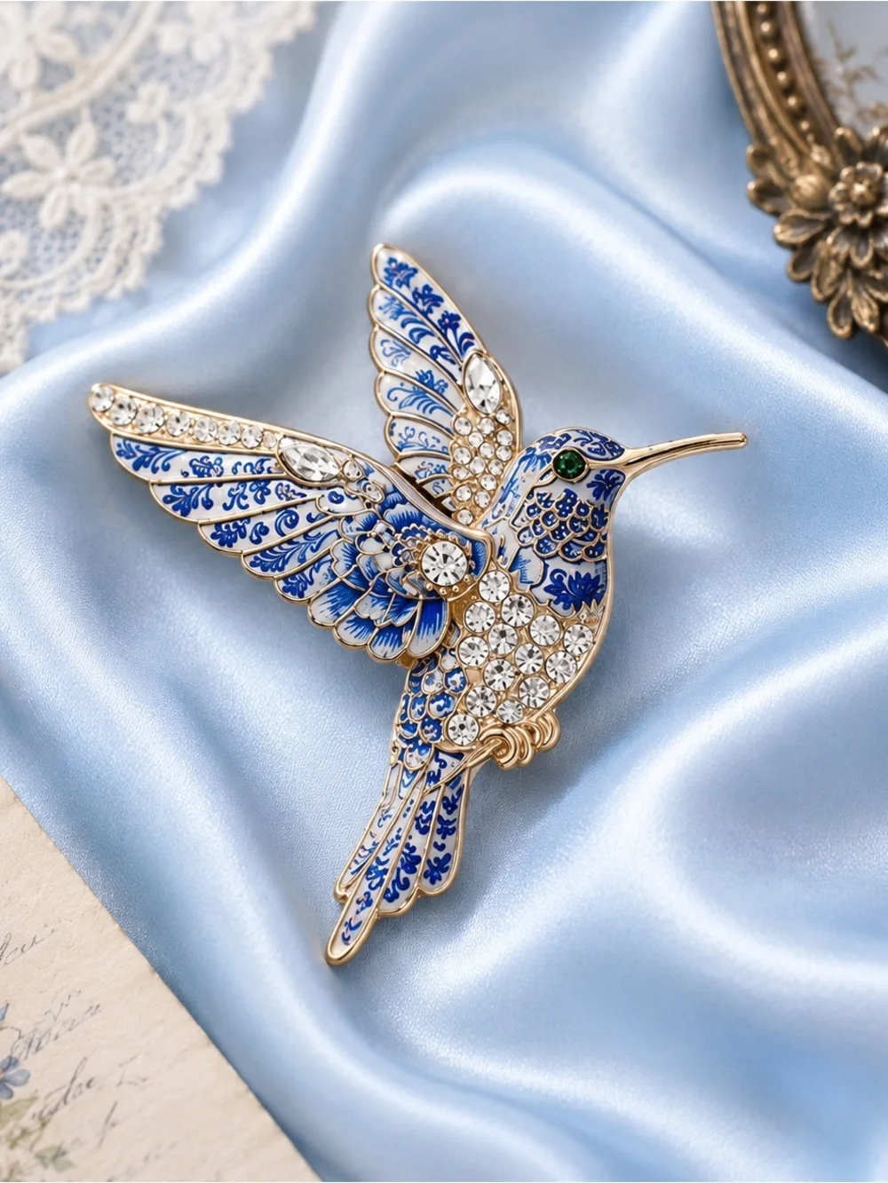 Anthropologie elegant blue