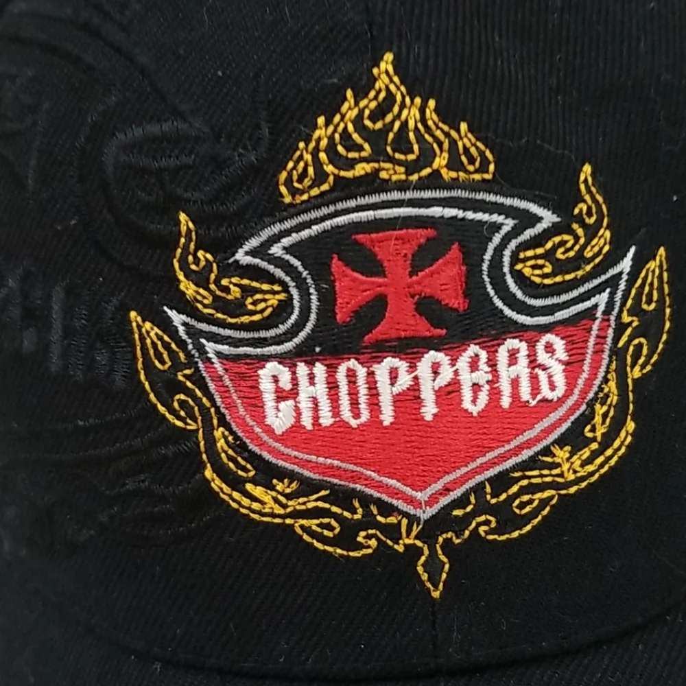 Choppers Men's black adjustable baseball Hat