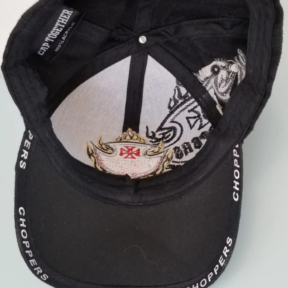 Choppers Men's black adjustable baseball Hat