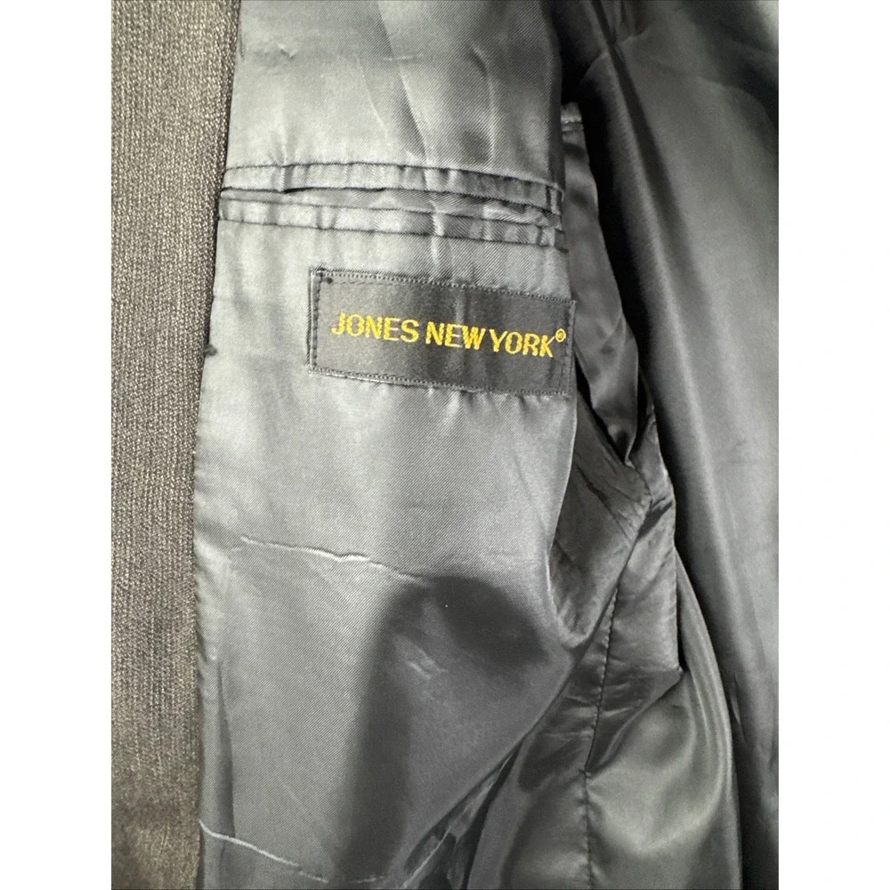Men's 44R Jones New York 100% Wool Blazer Twill Golden Twist‎ Tailored EDCO
