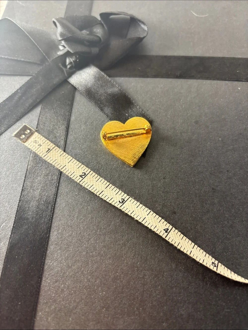 Vintage Multicolor Layered Heart Enamel Pin