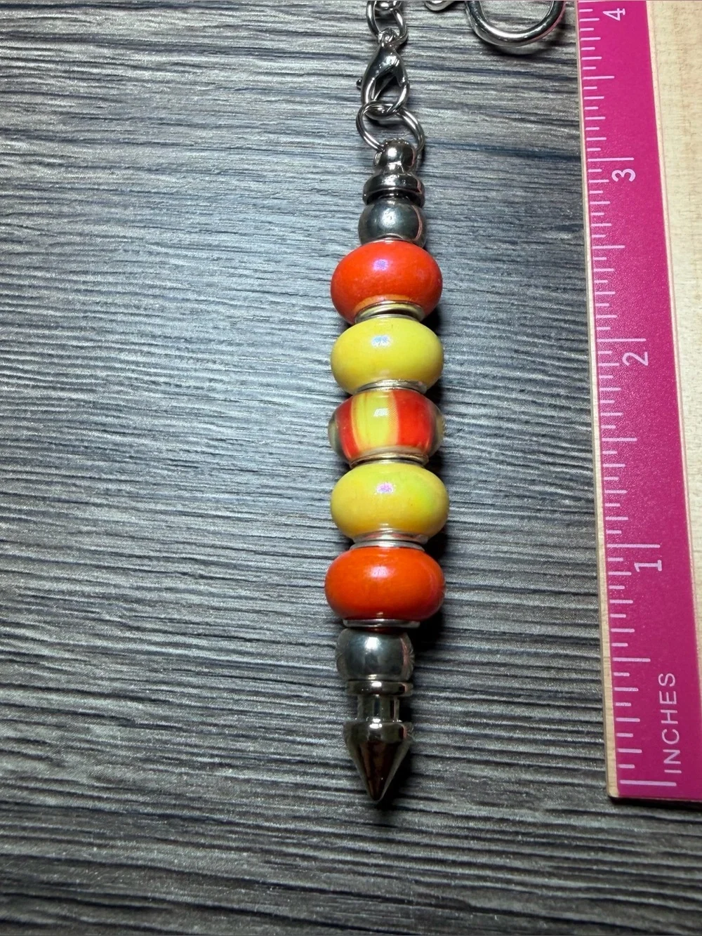 Handmade beaded pointed