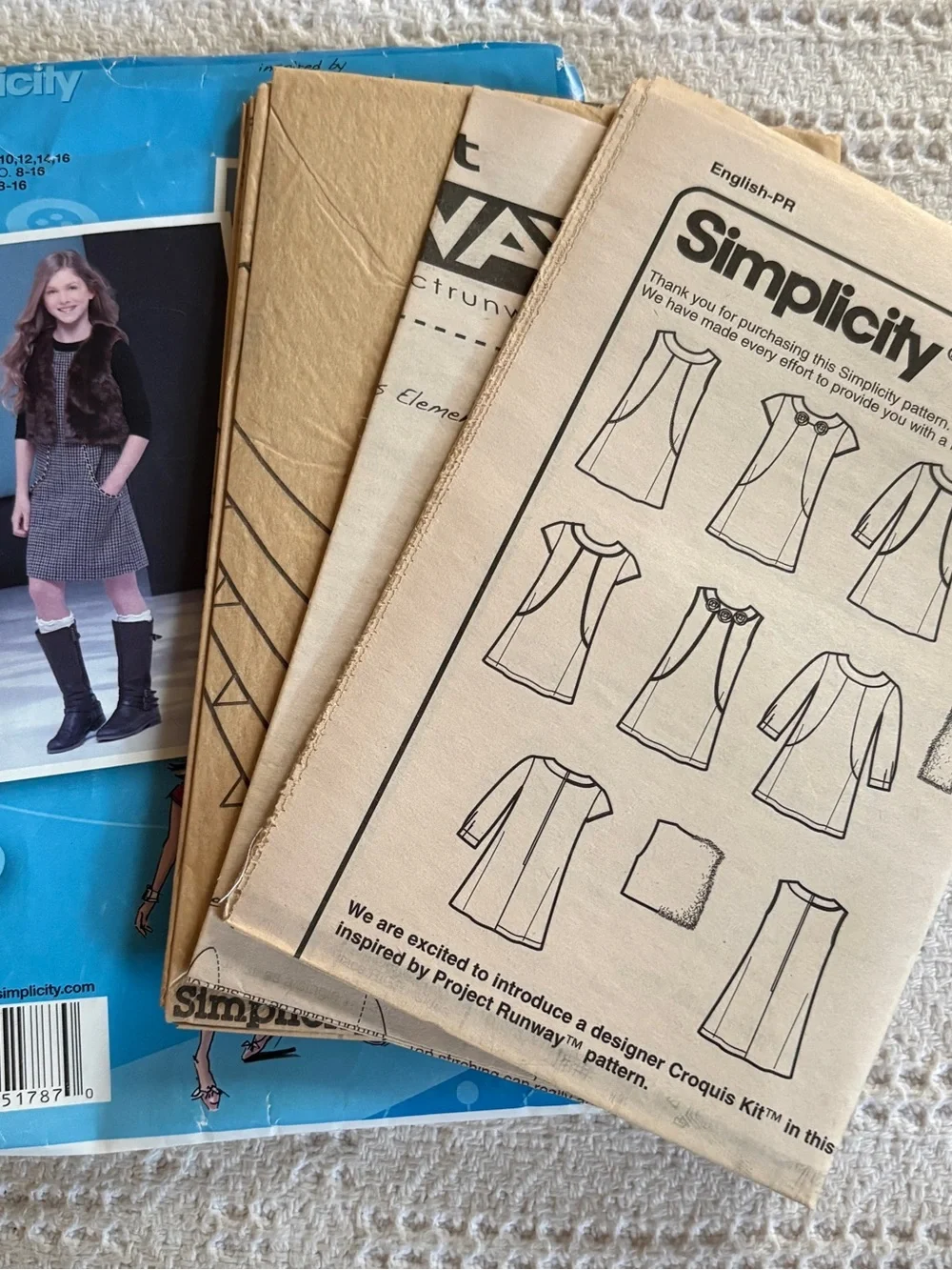 Simplicity girl’s purchases