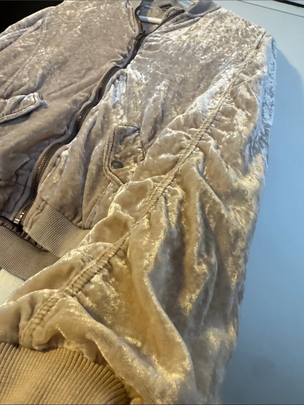 Free People crushed velvet