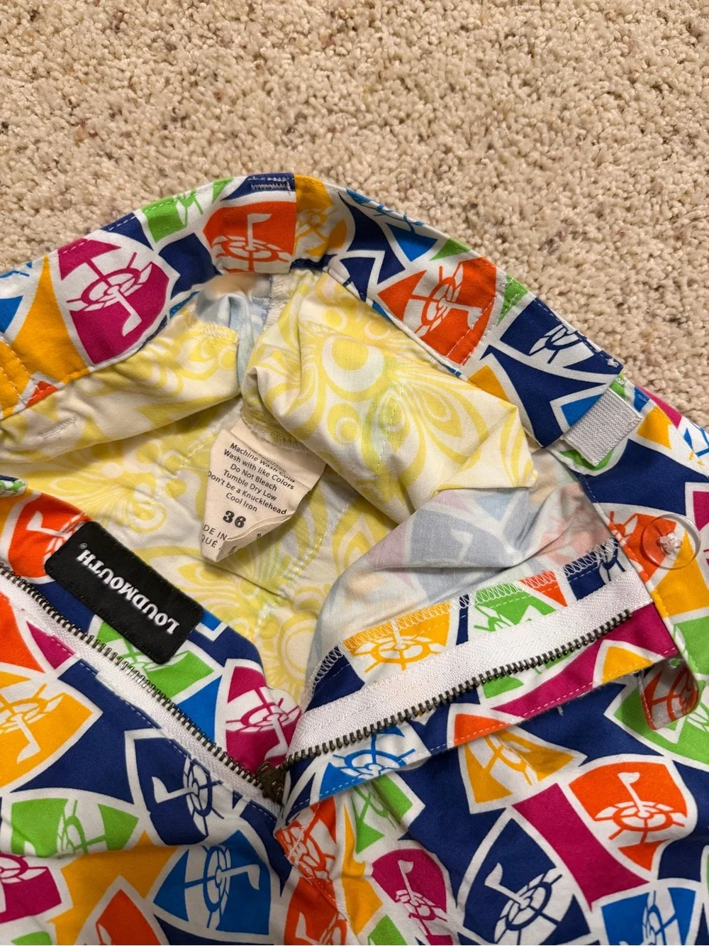 Loudmouth Golf Shorts 36