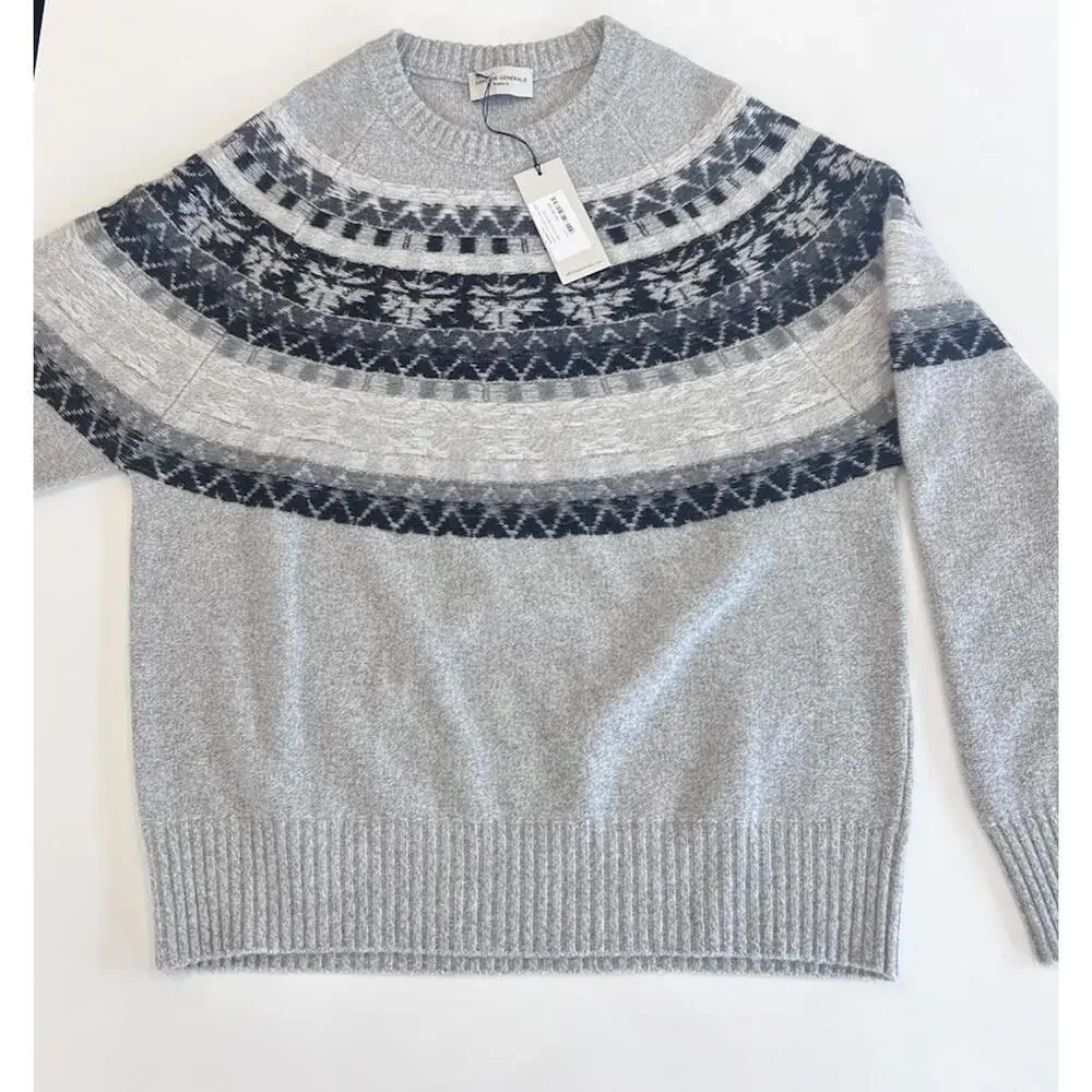 $789 officiate generale Manila Wool Sweater Size Large