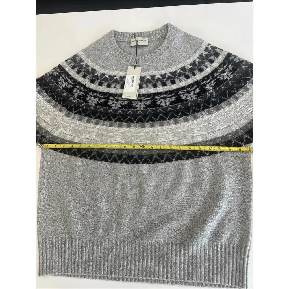 $789 officiate generale Manila Wool Sweater Size Large