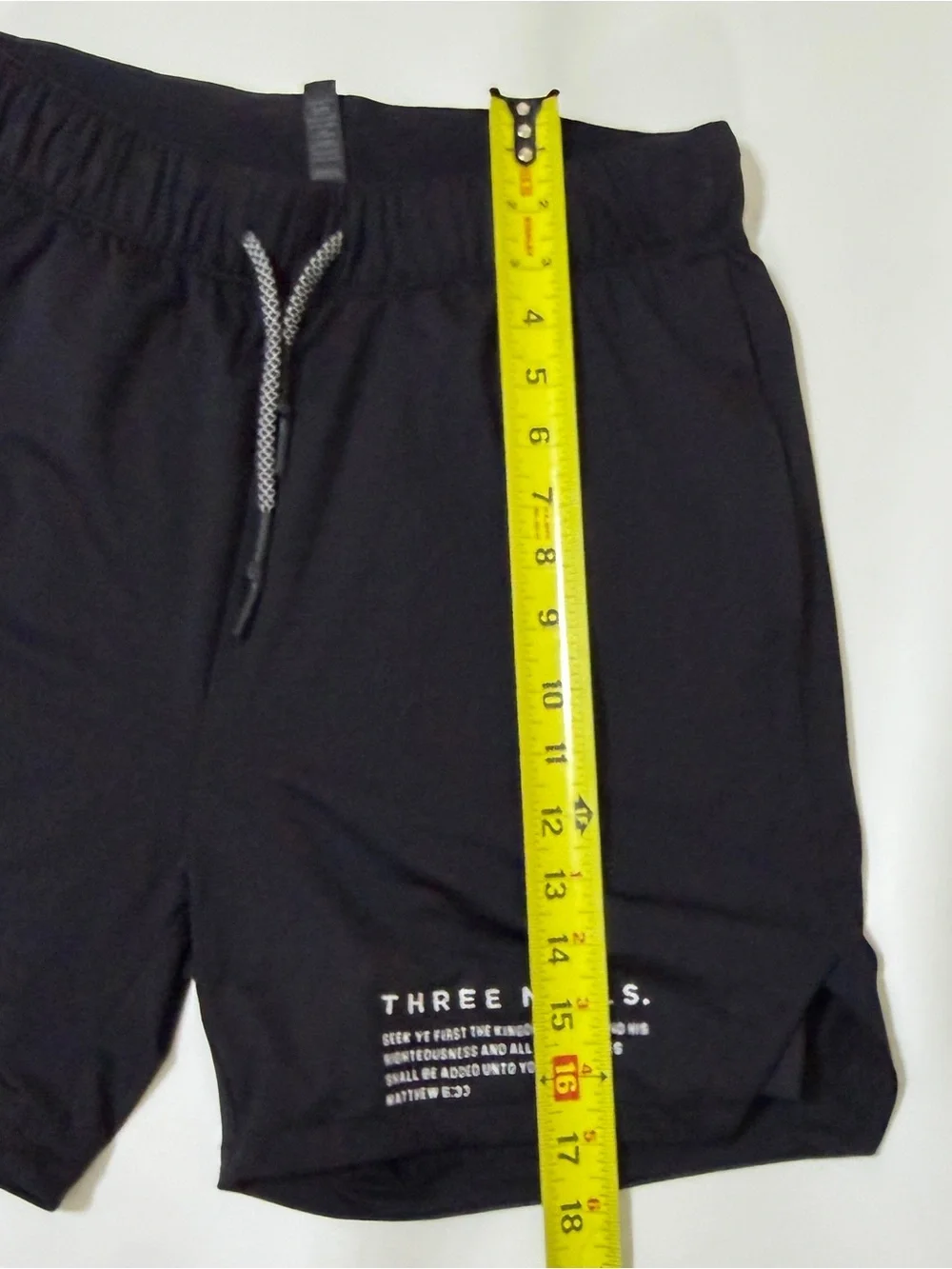 Three Nails lightweight black waistband
