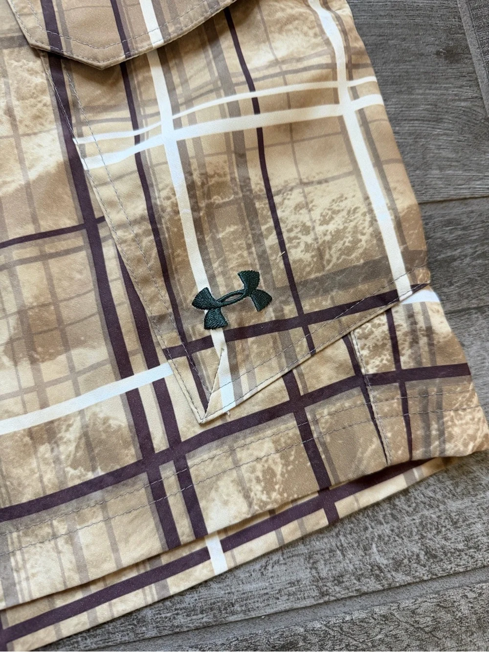 Under Armour lightweight plaid