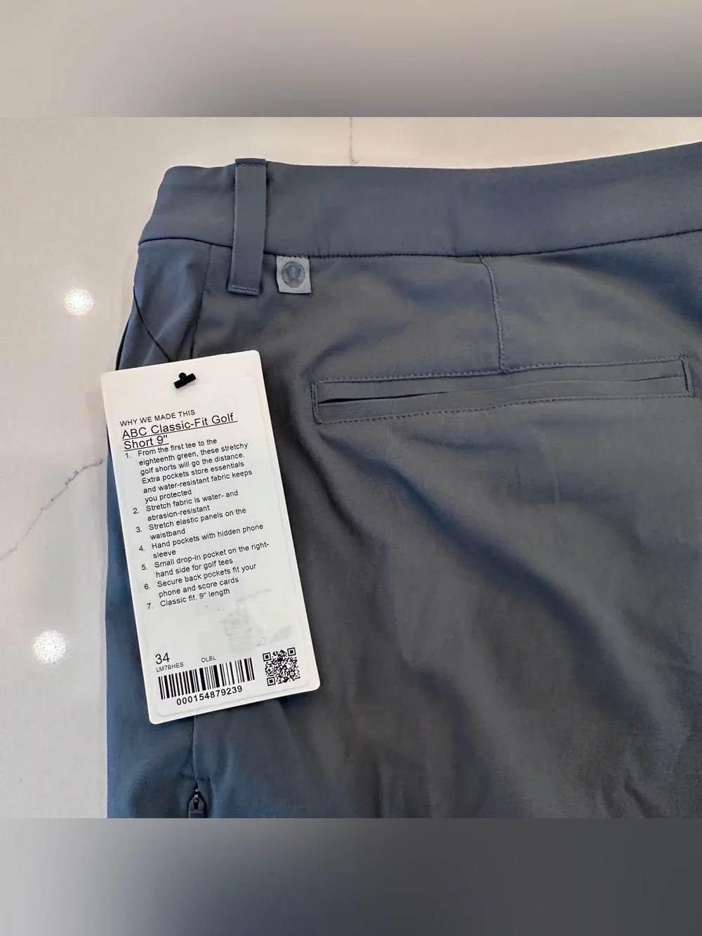 Lululemon Mens ABC Classic-Fit Golf Short 9