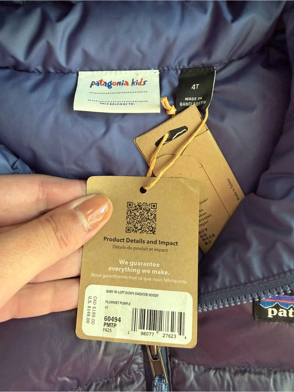 Patagonia baby hi
