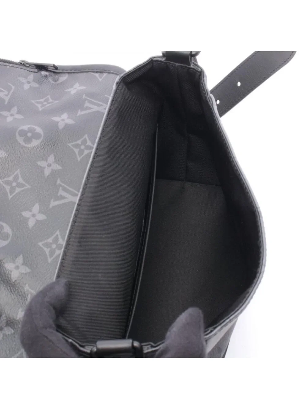 Louis Vuitton Shoulder Bag Pulse Messenger Canvas Leather