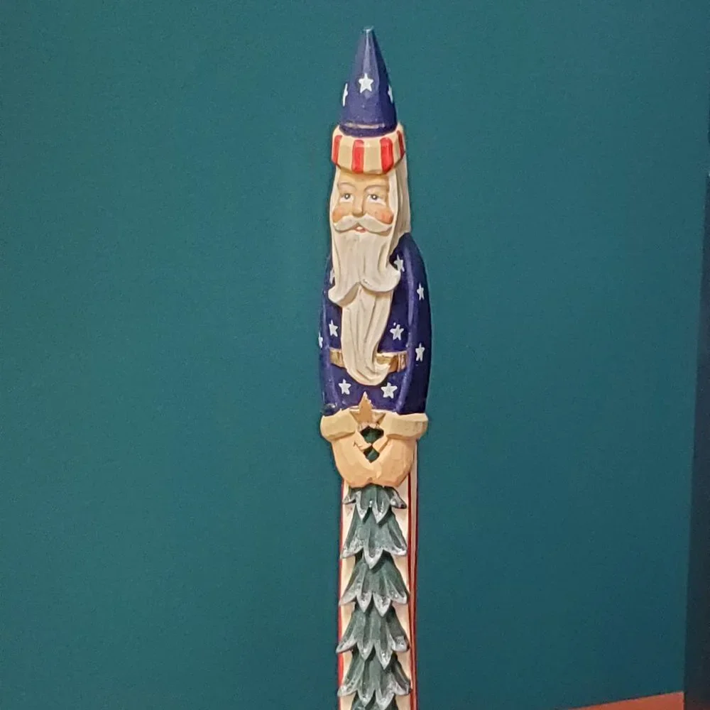James Haddon Patriotic Folk Santa