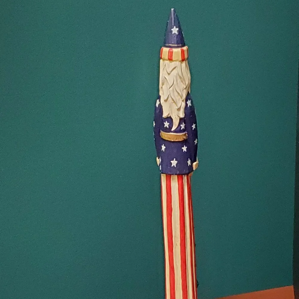 James Haddon Patriotic Folk Santa