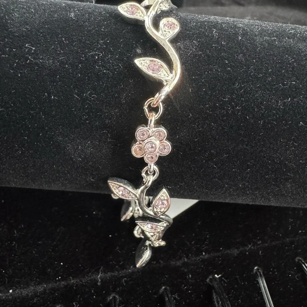 Source Unknown silver floral