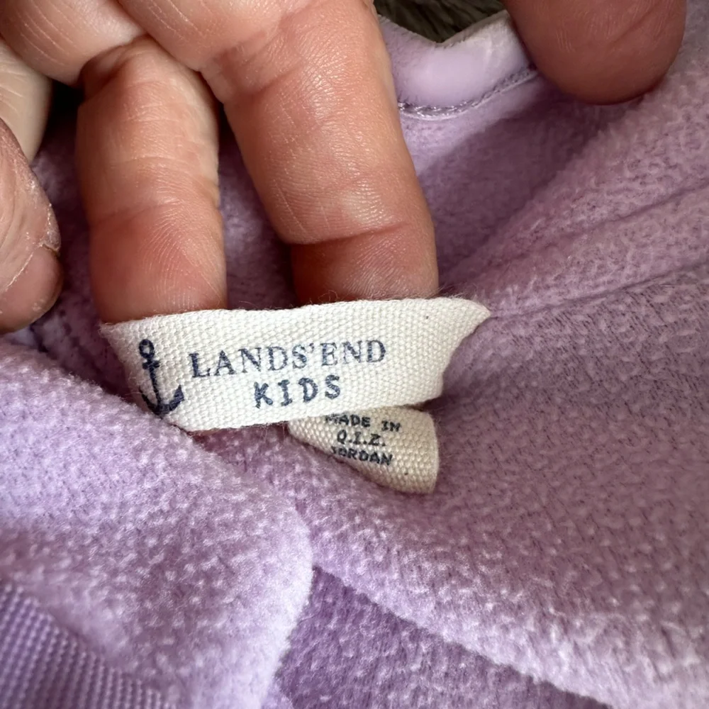 Lands End lilac 14 pullover