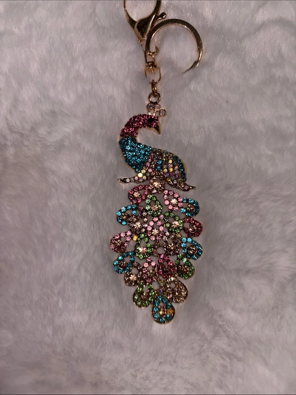 Fashion Jewelry sparkling peacock