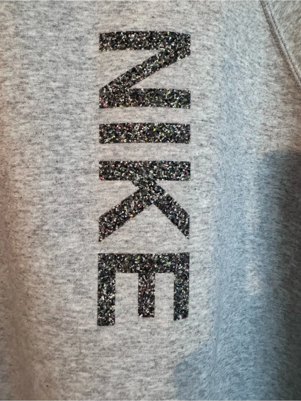 Nike Gray Full-Zip Hoodie Jacket with Black Accents