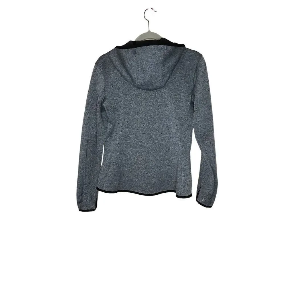 Nike Women's Dri-FIT Full Zip Hooded Jacket Gray Medium Long Sleeve Casual