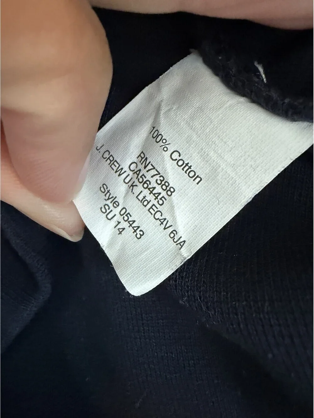 J. Crew navy blue